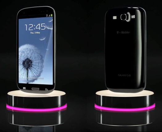 Hình ảnh Galaxy S3 màu đen xuất hiện trên trang web của T-Mobile